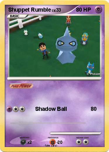 Pokemon Shuppet Rumble