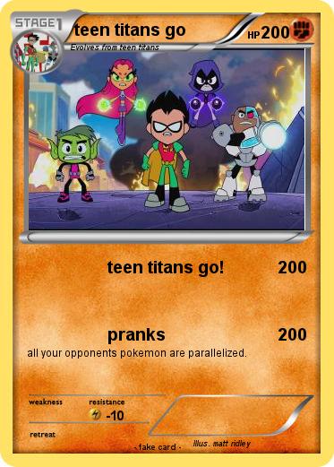 Pokemon teen titans go