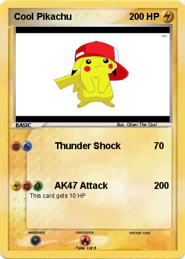Pokemon Cool Pikachu