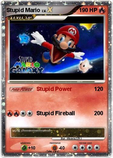 Pokemon Stupid Mario