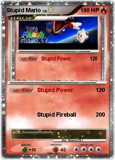 Pokemon Stupid Mario