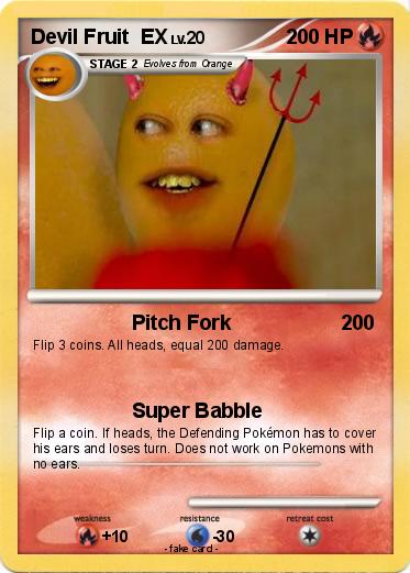 Pokemon Devil Fruit  EX