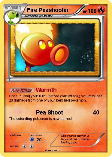 Pokemon Fire Peashooter