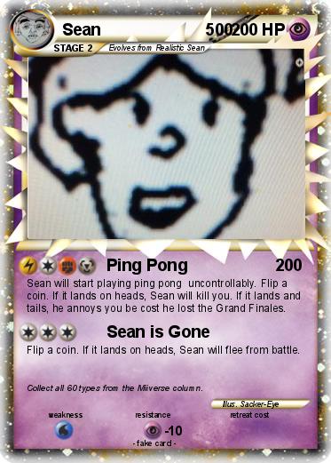 Pokemon Sean                       500
