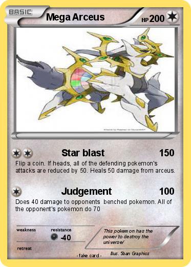 Pokemon Mega Arceus
