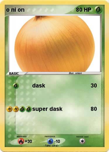 Pokemon o ni on