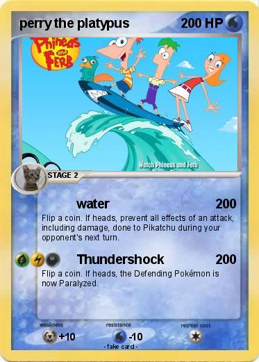 Pokemon perry the platypus