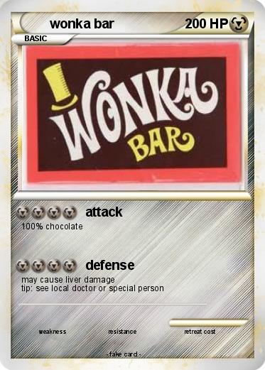 Pokemon wonka bar