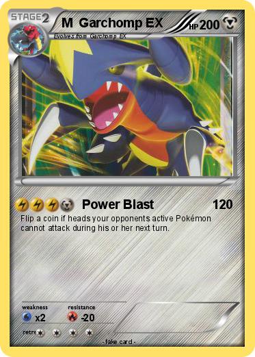 Pokemon M  Garchomp EX
