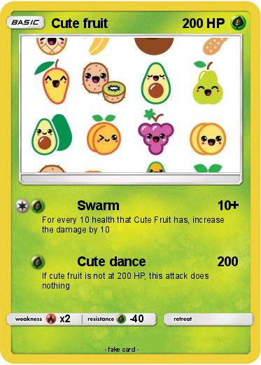 Pokemon Cute fruit