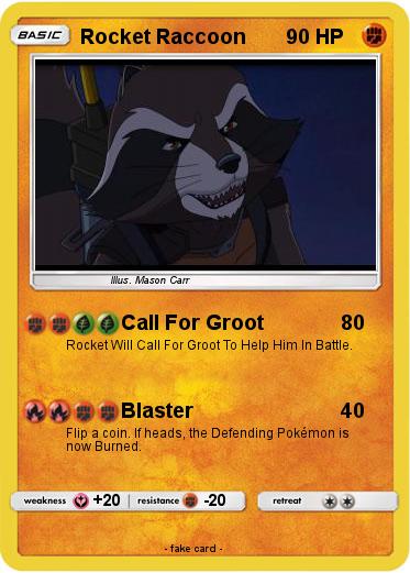 Pokemon Rocket Raccoon