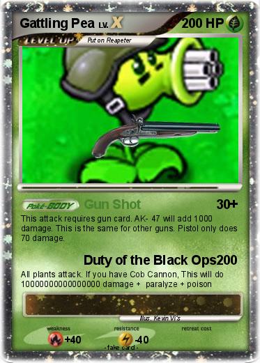 Pokemon Gattling Pea