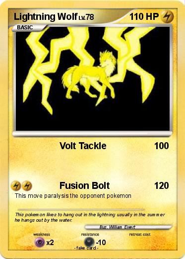 Pokemon Lightning Wolf
