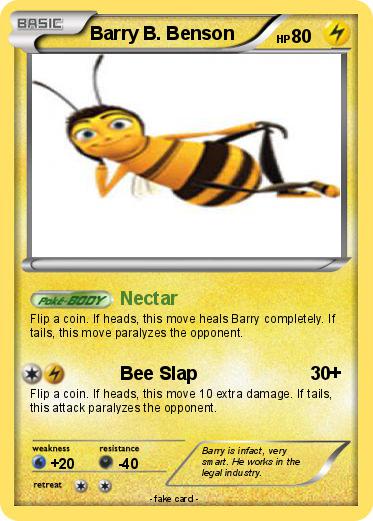 Pokemon Barry B. Benson