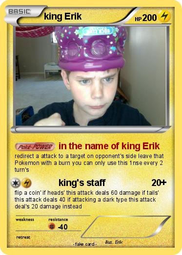 Pokemon king Erik