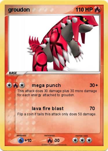 Pokemon groudon 