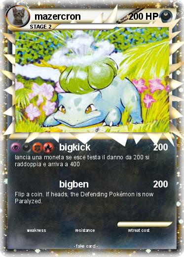 Pokemon mazercron