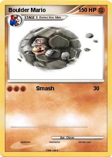 Pokemon Boulder Mario