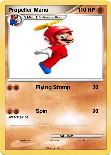 Pokemon Propeller Mario