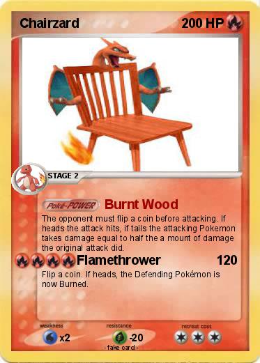 Pokemon Chairzard