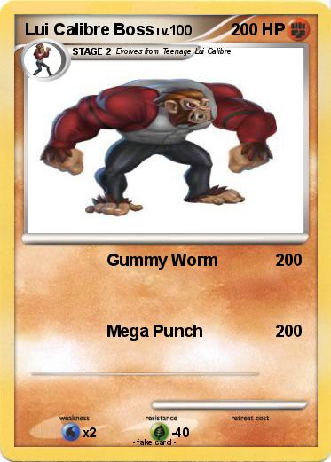 Pokemon Lui Calibre Boss