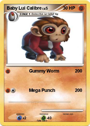 Pokemon Baby Lui Calibre