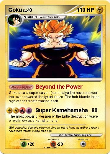 Pokemon Goku Pokemon Goku