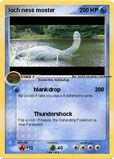 Pokemon loch ness moster
