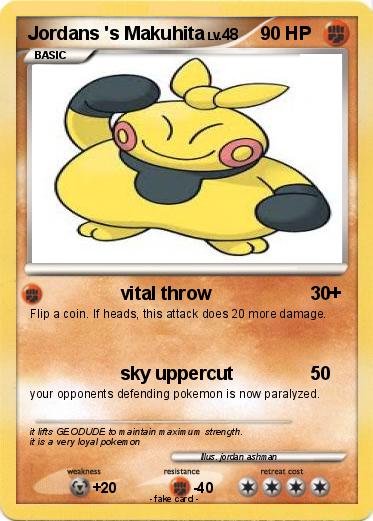 Pokemon Jordans 's Makuhita
