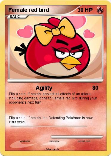 Pokemon Female red bird