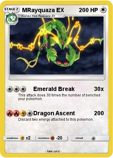 Pokemon MRayquaza EX