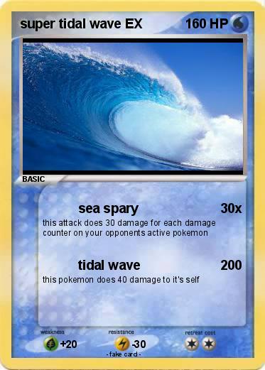 Pokemon super tidal wave EX
