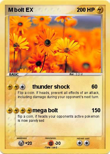 Pokemon M bolt EX