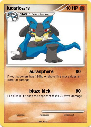 Pokemon lucario
