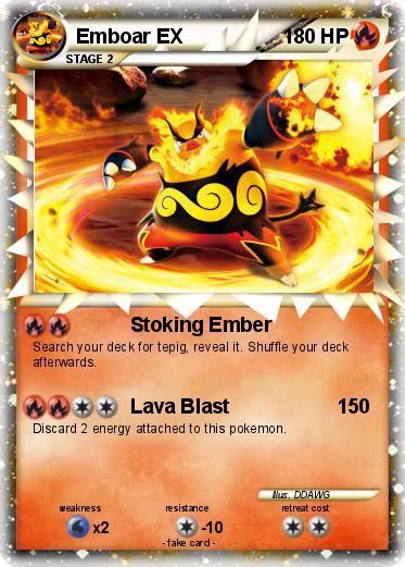 Pokemon Emboar EX