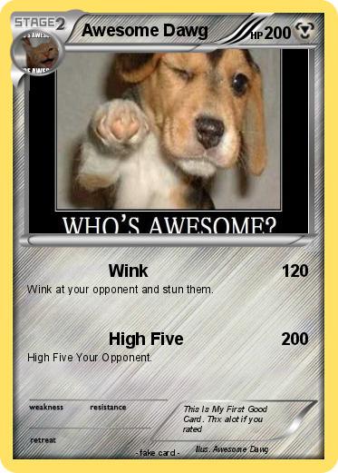 Pokemon Awesome Dawg