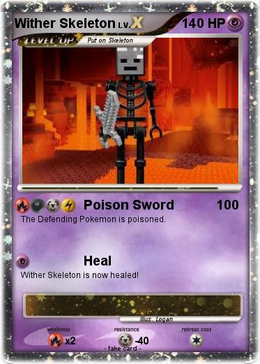 Pokemon Wither Skeleton