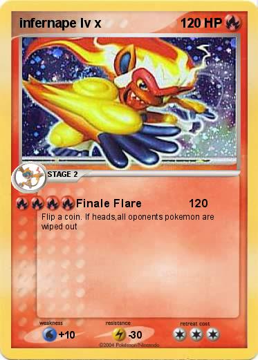 Pokemon infernape lv x