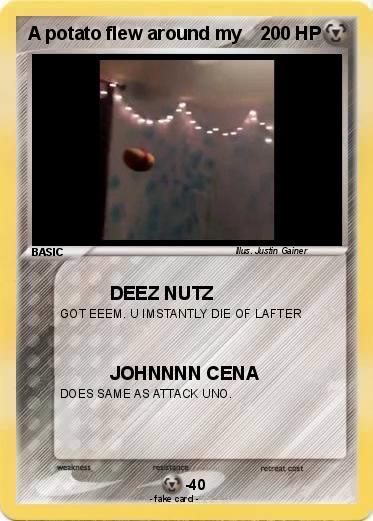 Pokemon A potato flew around my