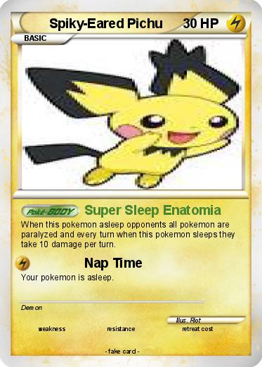 Pokemon Spiky-Eared Pichu