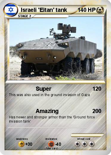 Pokemon Israeli 'Eitan' tank