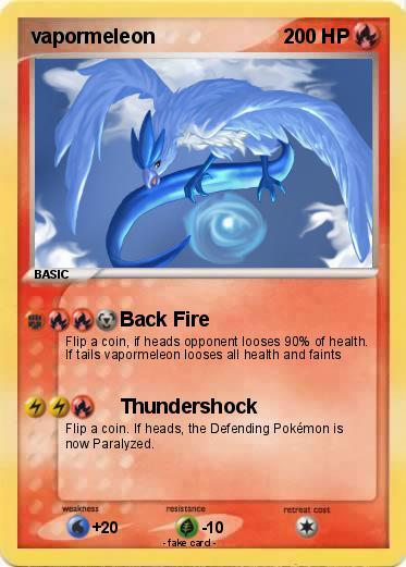 Pokemon vapormeleon