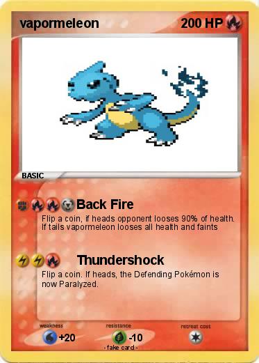 Pokemon vapormeleon