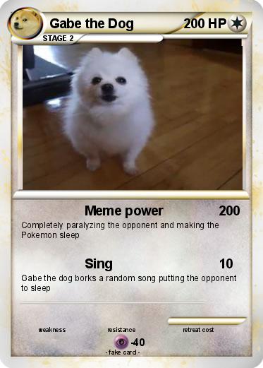 Pokemon Gabe the Dog