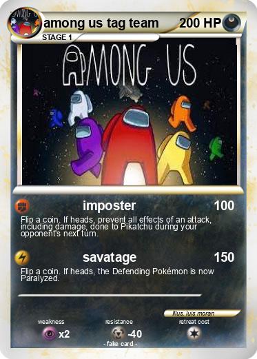 Pokemon among us tag team