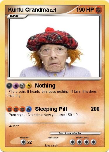 Pokemon Kunfu Grandma