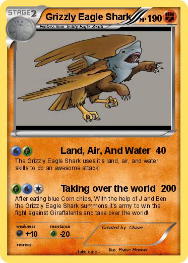Pokemon Grizzly Eagle Shark