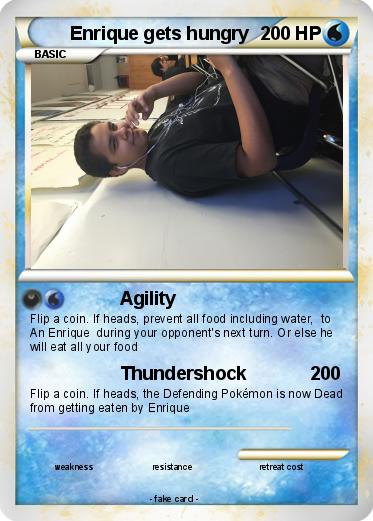 Pokemon Enrique gets hungry