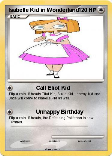 Pokemon Isabelle Kid in Wonderland