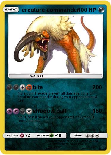 Pokemon creature commander